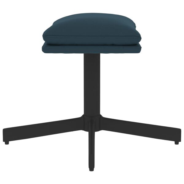 vidaXL Taburet, albastru, 60x60x36, catifea