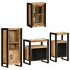 vidaXL Set de mobilier pentru baie 4 pcs Maro Lemn de mango solid