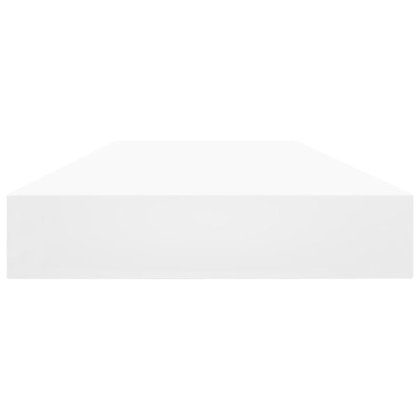 vidaXL Plăci bibliotecă, 4 buc., alb, 100 x 10 x 1,5 cm, PAL