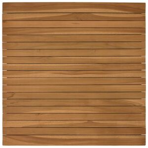 vidaXL Placă de masă 70 x 70 x 3,5 cm Pătrat Lemn solid de tec natural