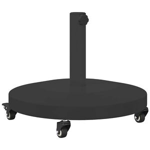 vidaXL Bază pentru umbrelă 24.45 kg Negru Rotund Reglabil