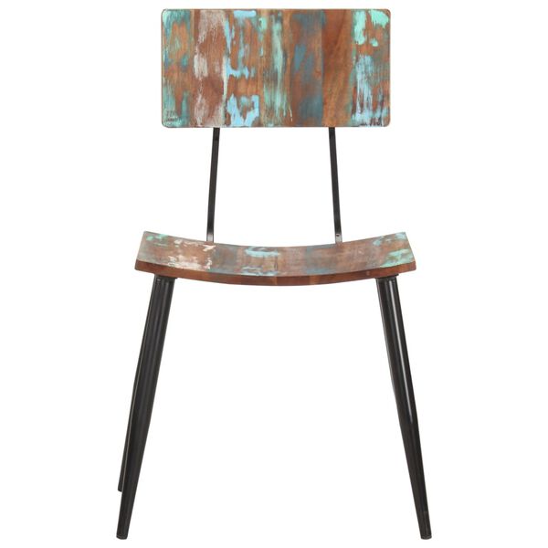 vidaXL Scaune de bucătărie, 6 buc., lemn masiv reciclat