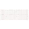 vidaXL Tăblie de pat pentru perete, alb, 159,5x3x60 cm, lemn masiv pin