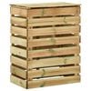 vidaXL Compactor de grădină cu lamele Verde 110 x 58 x 113 cm