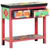 vidaXL Masă de consolă cu sertar Multicolour 80 x 35 x 76 cm