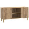 vidaXL Cabinet TV 102 x 34,5 x 50 cm Stejar Artizanal Lemn prelucrat