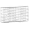vidaXL Gabion cu s&acirc;rmă de 5 mm și plasă de 5x5 cm 100x20x50 cm