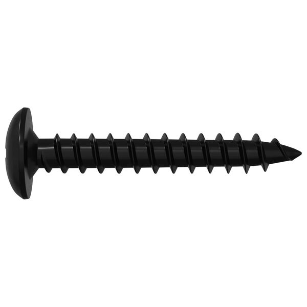 vidaXL Cuie Auto-filetante 9000 pcs Negru Oțel