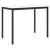 vidaXL Masă de bar Alb 140 x 80 x 105 cm Lemn de pin masiv