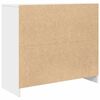 vidaXL Bufetă albă 85x34x76 cm din lemn prelucrat