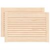 vidaXL Uși de dulap design lambriu 2 buc. 39,5x59,4 cm lemn masiv pin