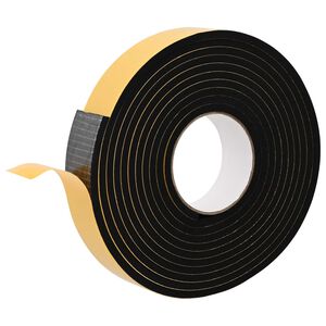 vidaXL Bandă din spumă autoadezivă 10 buc. Negru 40mm x 5m Spumă CR