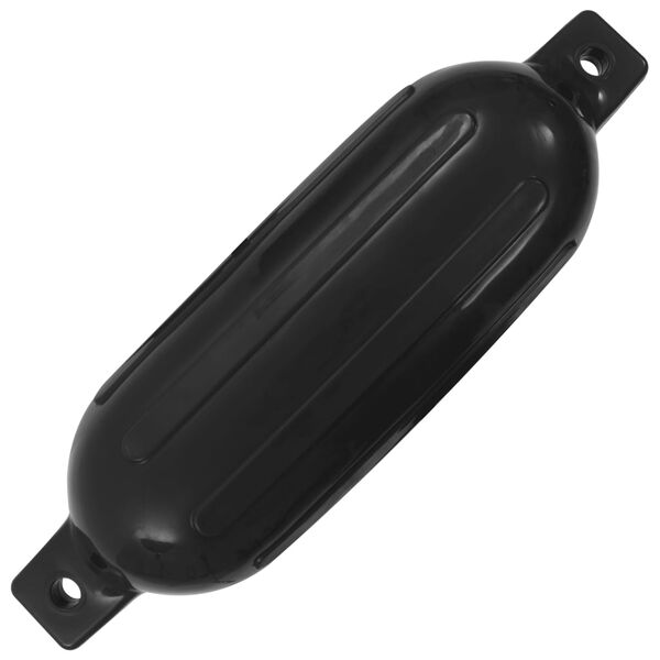 vidaXL Bară de protecție barcă, 4 buc., negru, 58,5x16,5 cm, PVC