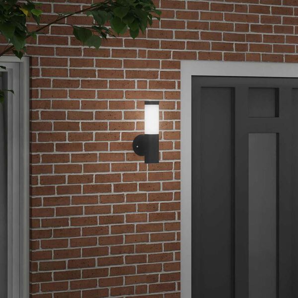 vidaXL Lumină de perete pentru exterior Negru 15 x 7,5 x 33 cm