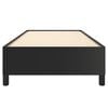 vidaXL Cadru de pat, negru, 80x200 cm, piele ecologică