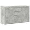 vidaXL Bufet cu sertar Gri beton 120 x 36 x 69 cm Lemn compozit