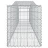 vidaXL Coșuri gabion arcuite 5 buc, 400x50x60/80 cm, fier galvanizat