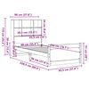 vidaXL Pat cu bibliotecă fără saltea, alb, 90x200 cm, lemn masiv pin