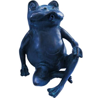 Ubbink Figurină de iaz cu joc de apă, broască, 20,5 cm, 1386073