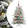 vidaXL Brad de Crăciun artificial cu ramuri articulare Alb 120 cm