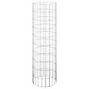 vidaXL St&acirc;lp de gabion, &Oslash;30x100 cm, oțel galvanizat, circular