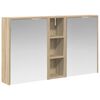vidaXL Set dulap baie 3 buc. 106 x 16 x 62,5 cm Lemn prelucrat