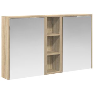 vidaXL Set dulap baie 3 buc. 106 x 16 x 62,5 cm Lemn prelucrat