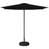 vidaXL Umbrelă de grădină cu bază 270 x 270 cm Poliester