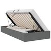 vidaXL Cadru de pat otoman Gri &icirc;nchis 100 x 200 cm țesătură