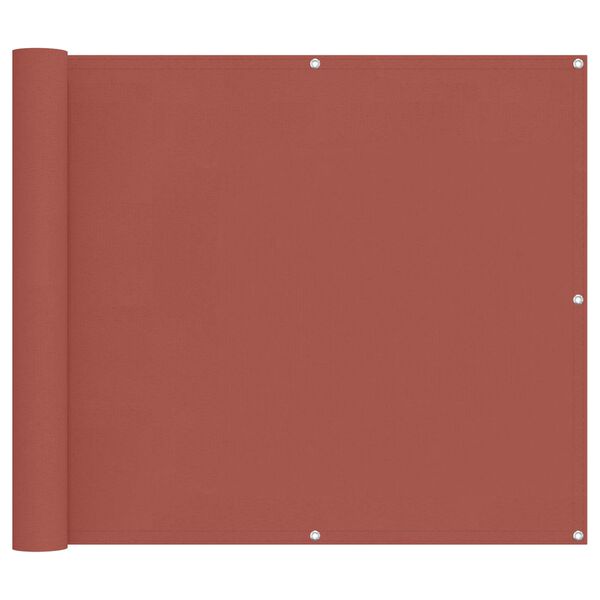 vidaXL Ecran de balcon Oxford alu acoperit cu PU