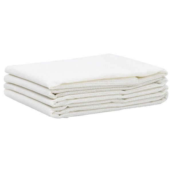 vidaXL Covor pentru cort, alb, 100x1000 cm