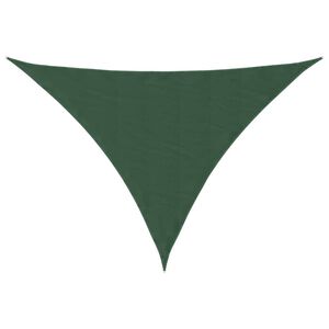 vidaXL Parasolar, verde &icirc;nchis, 3x4x5 m, țesătură oxford, triunghiular