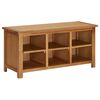 vidaXL Pantofar, 90 x 37 x 45 cm, lemn masiv de stejar