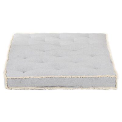 vidaXL Pernă pentru canapea din paleți, gri, 120 x 80 x 10 cm