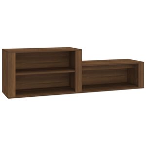 vidaXL Pantofar, stejar maro, 150x35x45 cm, lemn compozit