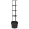 vidaXL Cultivator pentru roșii Negru &Oslash; 32 x 127 cm PP