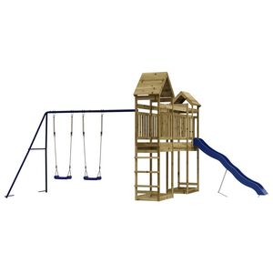 vidaXL Set de joacă pentru exterior, lemn de pin impregnat