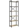 vidaXL Raft pentru cărți 60 x 30 x 189,5 cm Lemn prelucrat