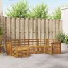 vidaXL Seturi de canapele 6 pcs natural Lemn Solid de Acacia
