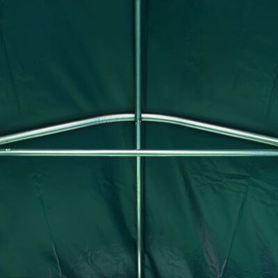 vidaXL Cort de garaj, verde, 2,4 x 2,4 m, PVC