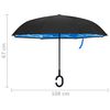 vidaXL Umbrelă cu m&acirc;ner &icirc;n formă de C, negru, 108 cm