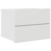 vidaXL Noptieră, alb, 40x30x30 cm, lemn prelucrat