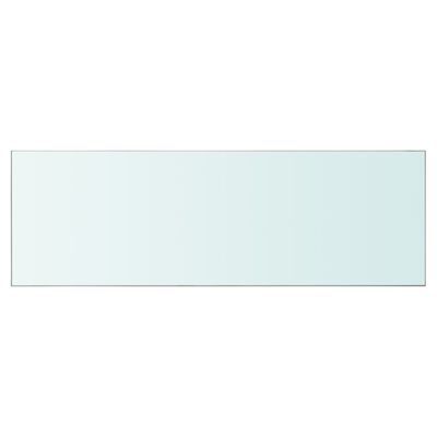 vidaXL Rafturi, 2 buc., 90 x 30 cm, panouri sticlă transparentă