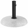 vidaXL Bază pentru umbrelă 20,9kg Gri deschis Beton Rotund