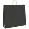 vidaXL Saci de h&acirc;rtie 50 buc cu m&acirc;nere negre 54x15x49 cm