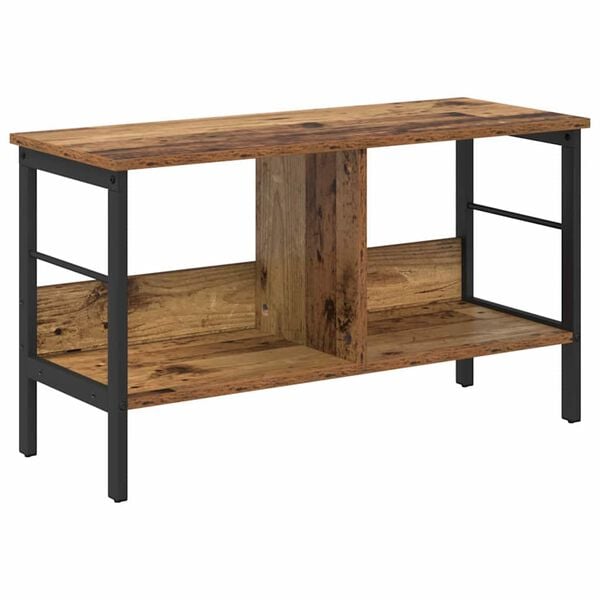 vidaXL Raft pentru cărți Lemn Vechi 82 x 32 x 47 cm Lemn compozit