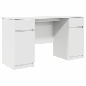vidaXL Birou Alb Lemn prelucrat 140 x 49 x 76 cm