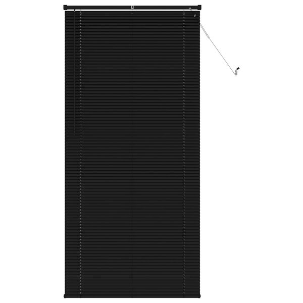 vidaXL Jaluzea venetiană Manual Ajustabil Negru 213 x 90 cm PVC