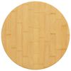 vidaXL Blat de masă, &Oslash;50x2,5 cm, bambus