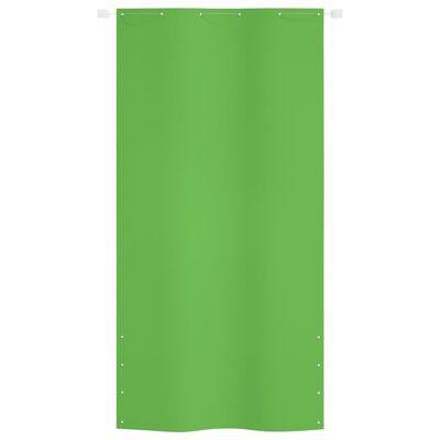 vidaXL Paravan de balcon, verde deschis, 120x240 cm, țesătură oxford